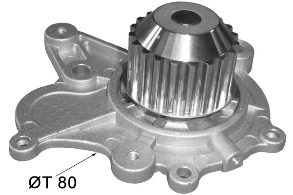 Pompe à eau, refroidissement du moteur