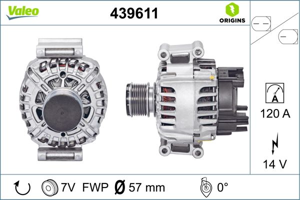 Alternator VALEO 439611