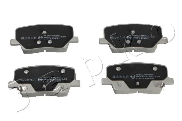 Zestaw klocków hamulcowych, hamulce tarczowe JAPKO 51S03