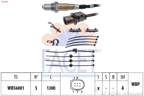 Sonda lambda FACET 10.8432