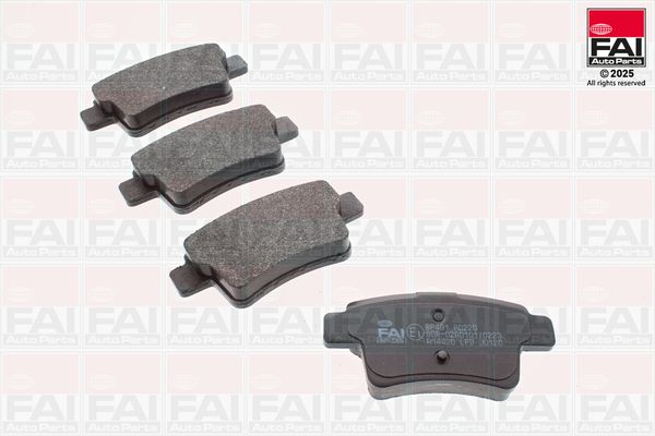 Zestaw klocków hamulcowych, hamulce tarczowe FAI AUTOPARTS BP491