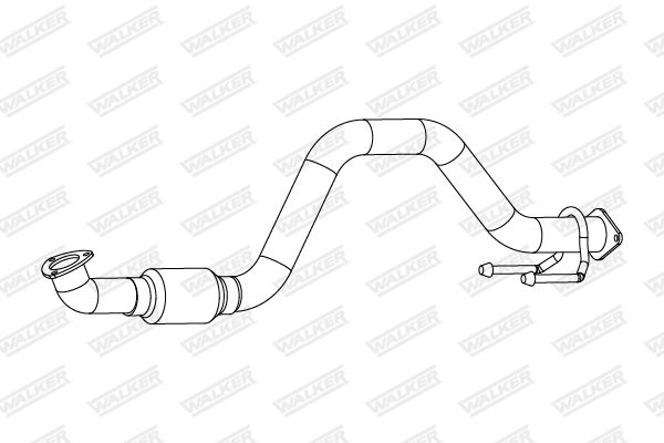 Rura wydechowa WALKER 1K0254304C