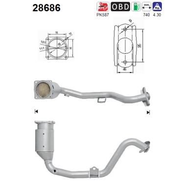 Katalizator AS 28686
