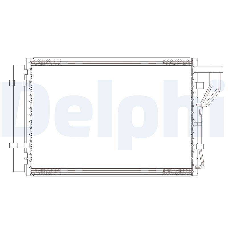 Kondenzátor klimatizácie DELPHI CF20302