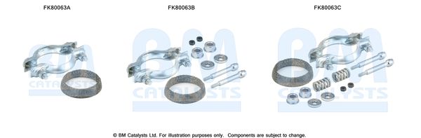 Zestaw montażowy, katalizator BM CATALYSTS FK80063