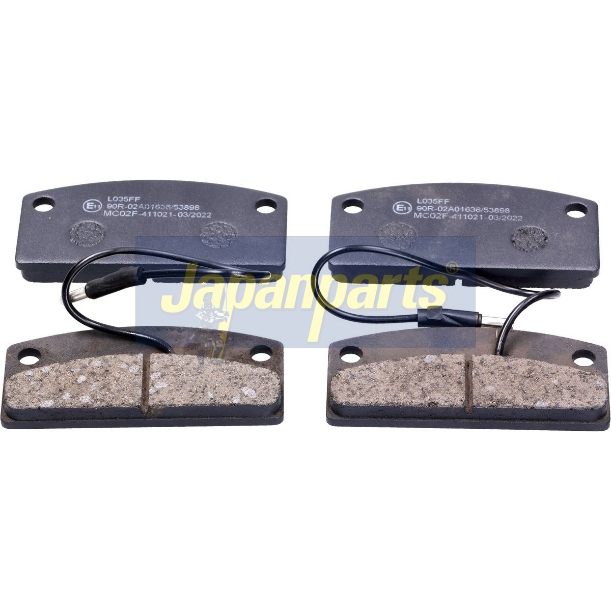 set placute frana,frana disc JAPANPARTS PA-MC02