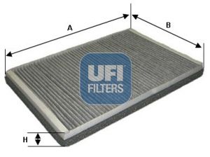 Filtr, vzduch v interiéru UFI 54.174.00