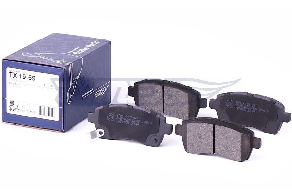Levně Sada brzdových destiček, kotoučová brzda TOMEX Brakes 19-69