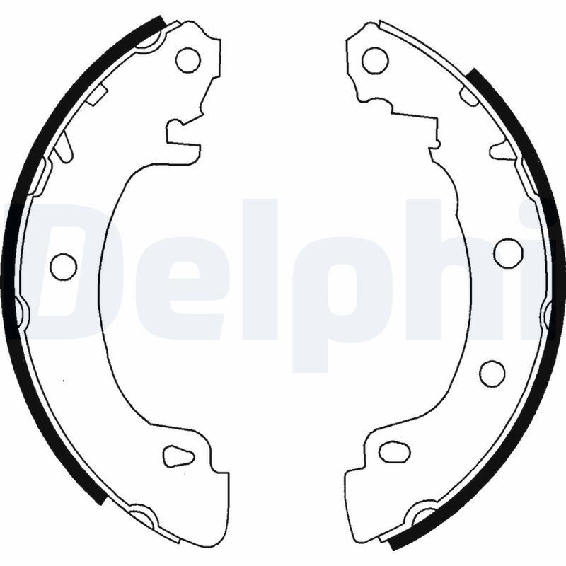 Sada brzdových čeľustí DELPHI LS1724