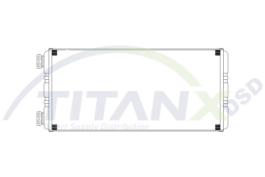 Schimbător de căldură, încălzire habitaclu TITANX HT119002