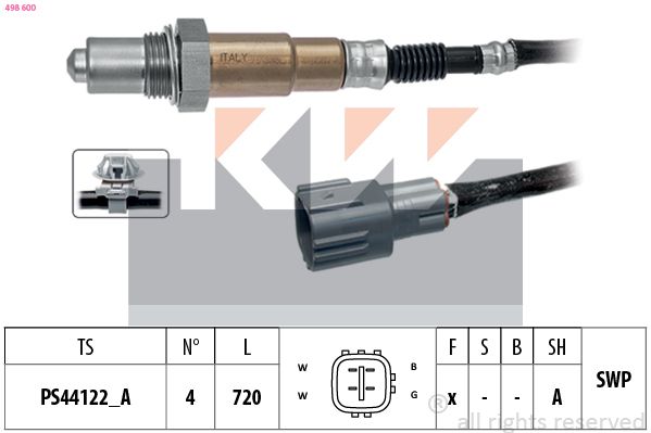 Sonda lambda KW 498 600