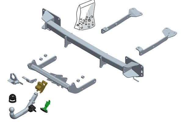 Zestaw zaczepu przyczepy BRINK 576800