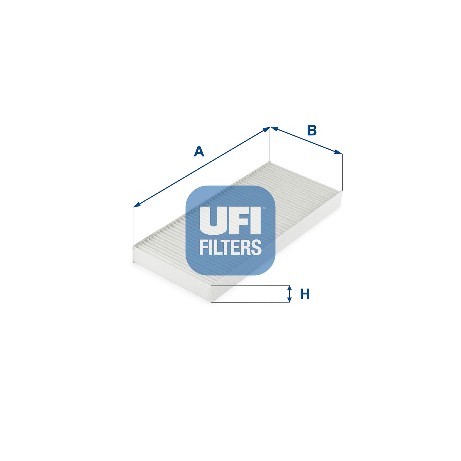 Filtr, wentylacja przestrzeni pasażerskiej UFI 53.328.00