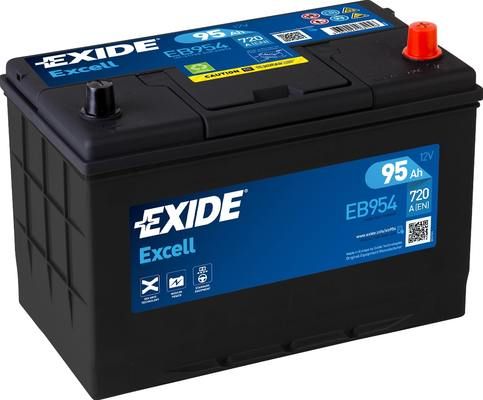 Autobaterie Exide Excell 12V, 95Ah, 720A, EB954