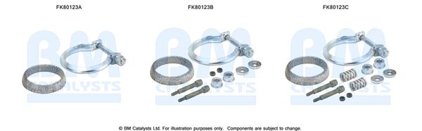 Zestaw montażowy, katalizator BM CATALYSTS FK80123