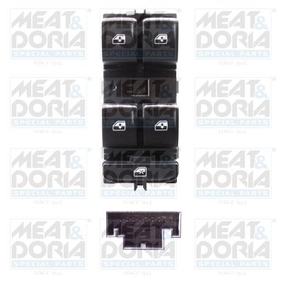 Przełącznik, podnośnik szyby MEAT & DORIA 26638