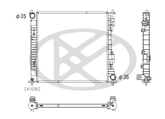 Radiator, racire motor KOYORAD PL823854