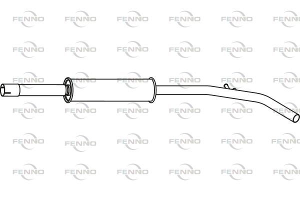 Tłumik środkowy FENNO P19029
