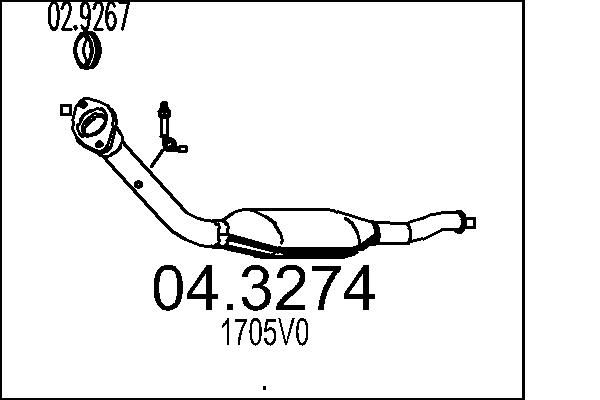 Katalizator MTS 04.3274