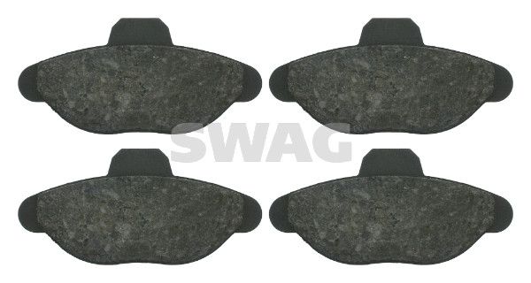 Levně Sada brzdových destiček, kotoučová brzda SWAG 70 91 6082