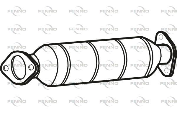 Filtr sadzy / filtr cząstek stałych, układ wydechowy FENNO 2899027260