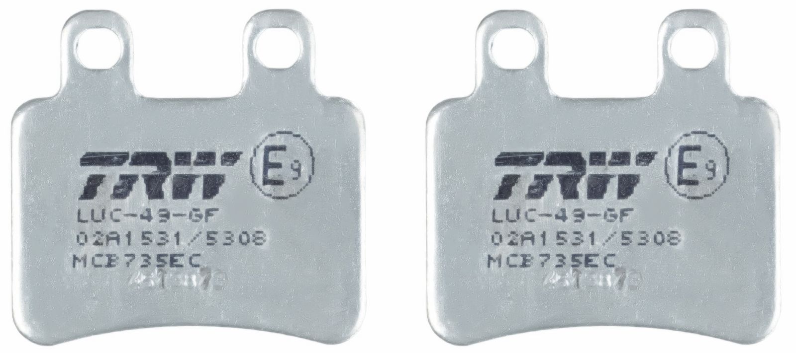 set placute frana,frana disc TRW Organic Eco MCB735EC