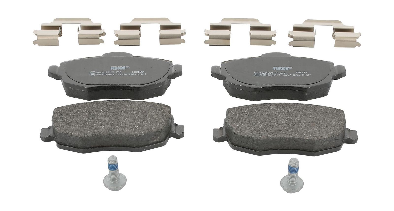 set placute frana,frana disc FERODO FDB1581