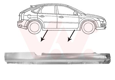 Placă de prag VAN WEZEL 1863102