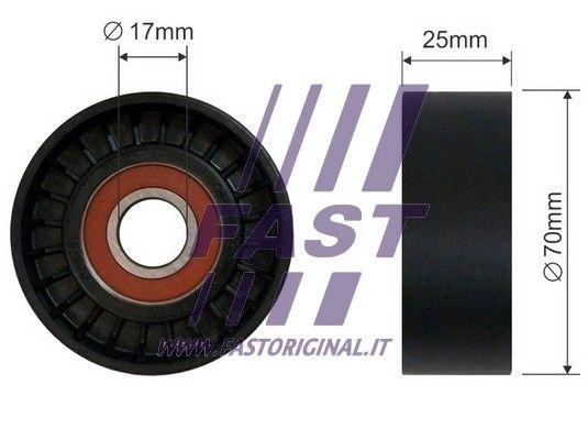 Rolka napinacza, pasek klinowy wielorowkowy FAST FT44551