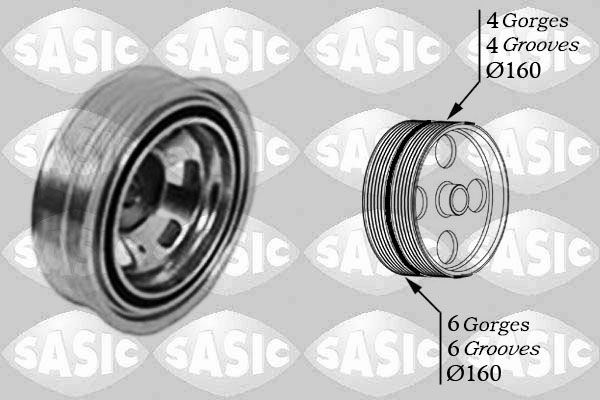 Fulie curea, arbore cotit SASIC 2156043