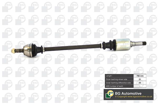 Wał napędowy BGA DS1405R