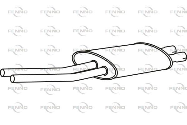 Tłumik środkowy FENNO P36099