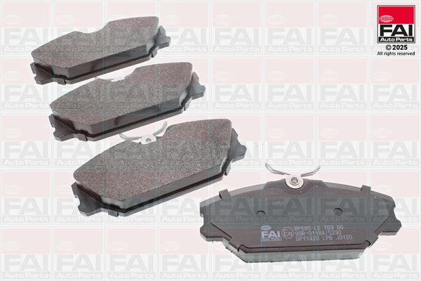 Zestaw klocków hamulcowych, hamulce tarczowe FAI AUTOPARTS BP685