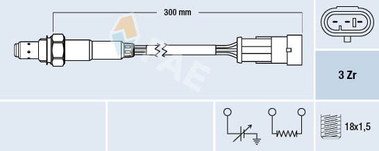 Sonda lambda FAE 77121