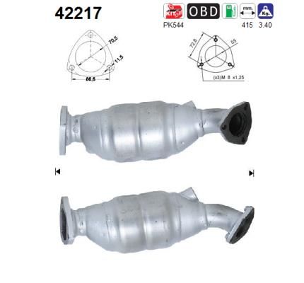 Katalizator AS 8E0131089DX