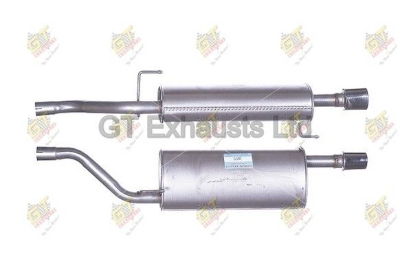 GT Exhausts - Rear Silencer