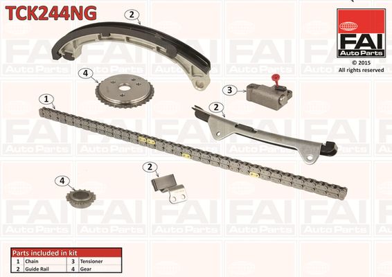 Distributiekettingset FAI AutoParts TCK244NG