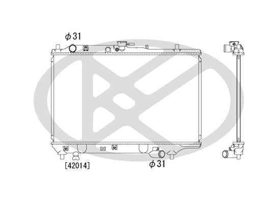 Radiator, racire motor KOYORAD PL060533
