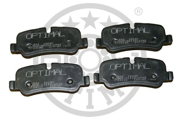 Zestaw klocków hamulcowych, hamulce tarczowe OPTIMAL BP-12230
