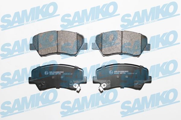 Sada brzdových destiček, kotoučová brzda SAMKO 5SP1753