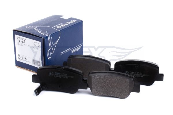 Levně Sada brzdových destiček, kotoučová brzda TOMEX Brakes 17-21