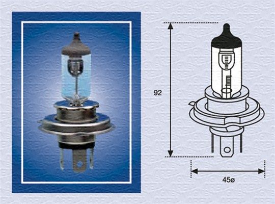 Zarovka, dalkovy svetlomet MAGNETI MARELLI 002156100000