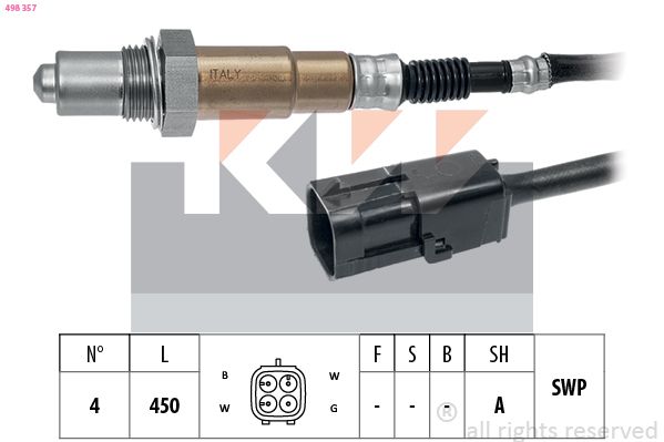 Sonda lambda KW 498 357