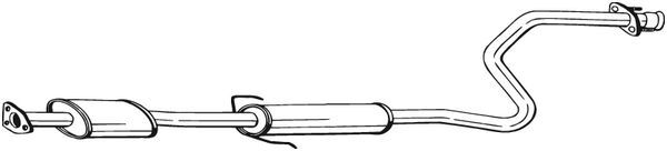 Tłumik środkowy BOSAL 286-819
