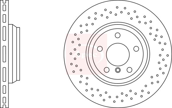 Apec - Rear Brake Disc