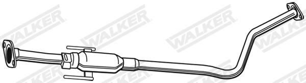 Levně Střední tlumič výfuku WALKER 23522