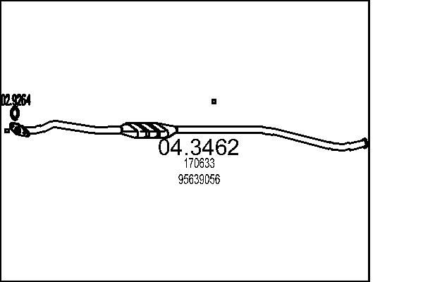 Katalizator MTS 04.3462