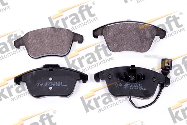 Sada brzdových destiček, kotoučová brzda KRAFT AUTOMOTIVE 6000588