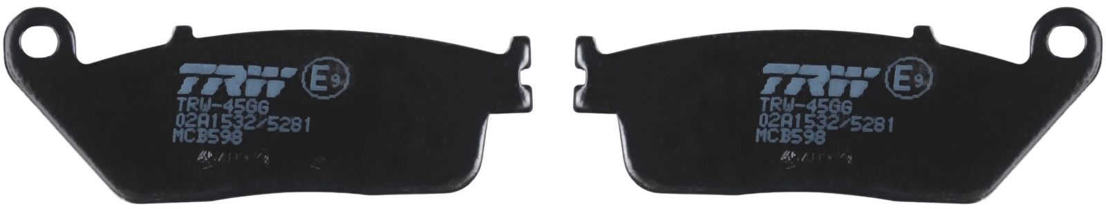 set placute frana,frana disc TRW Organic Allround MCB598