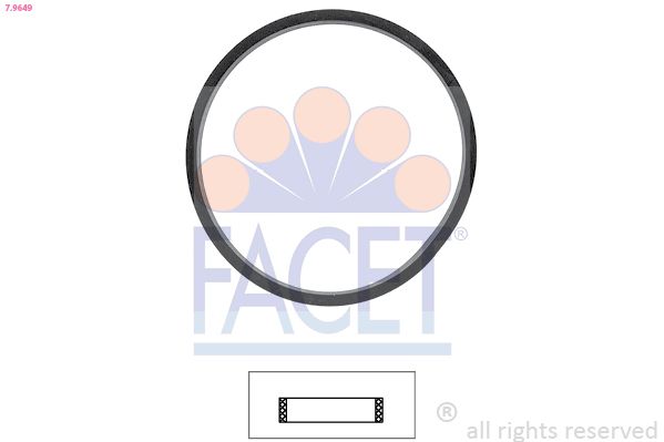 Uszczelka, termostat FACET 7.9649